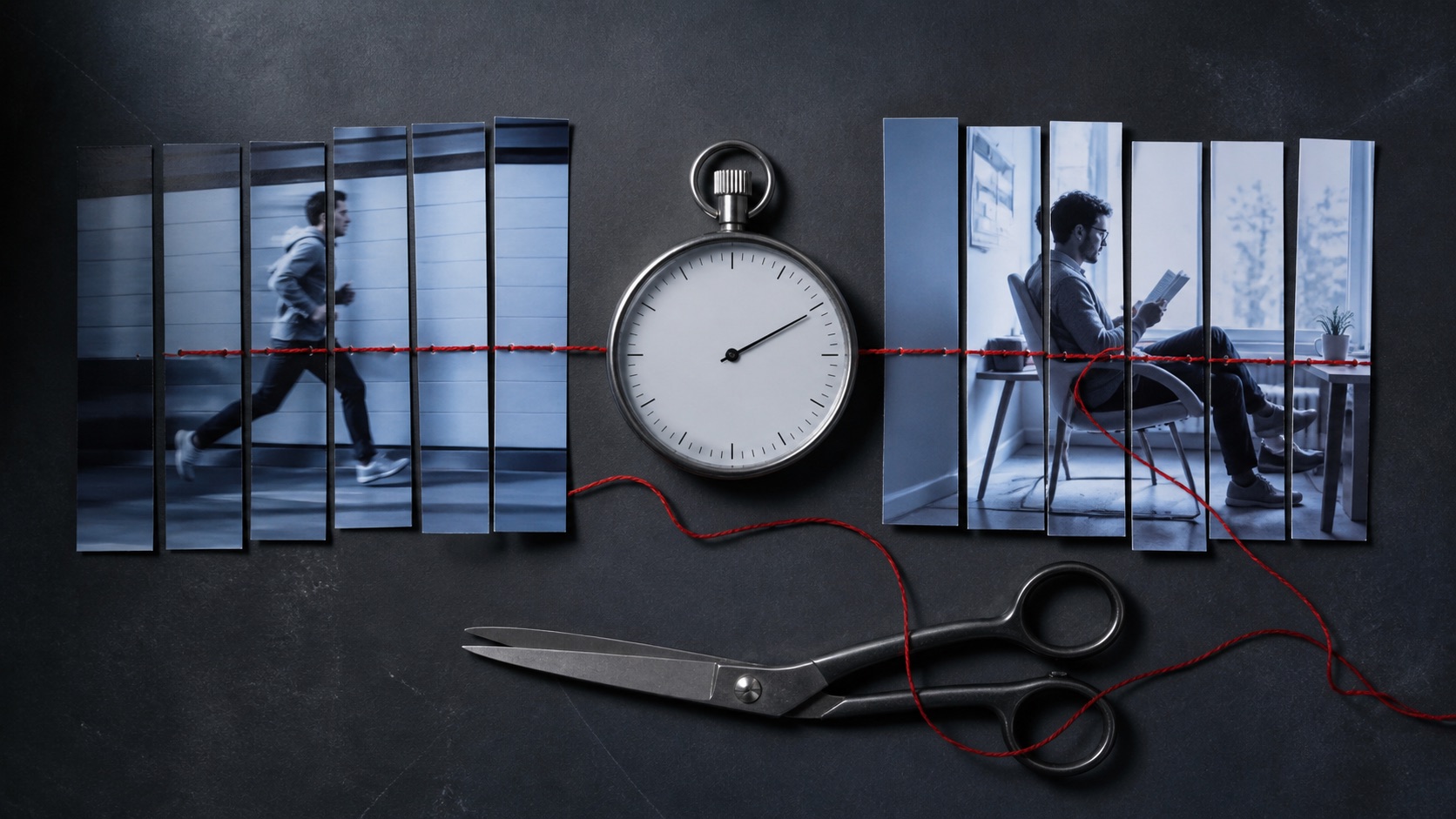 Original editorial illustration for The Difference Between Speed and Rush