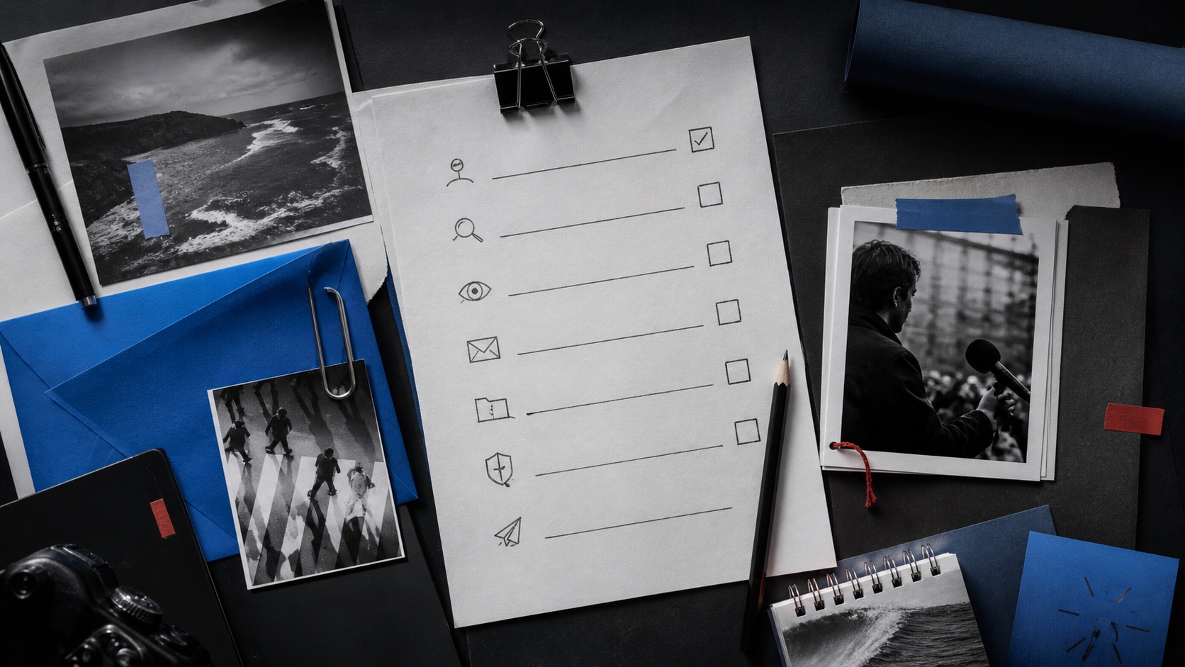 Original editorial illustration for Building a Distribution Checklist