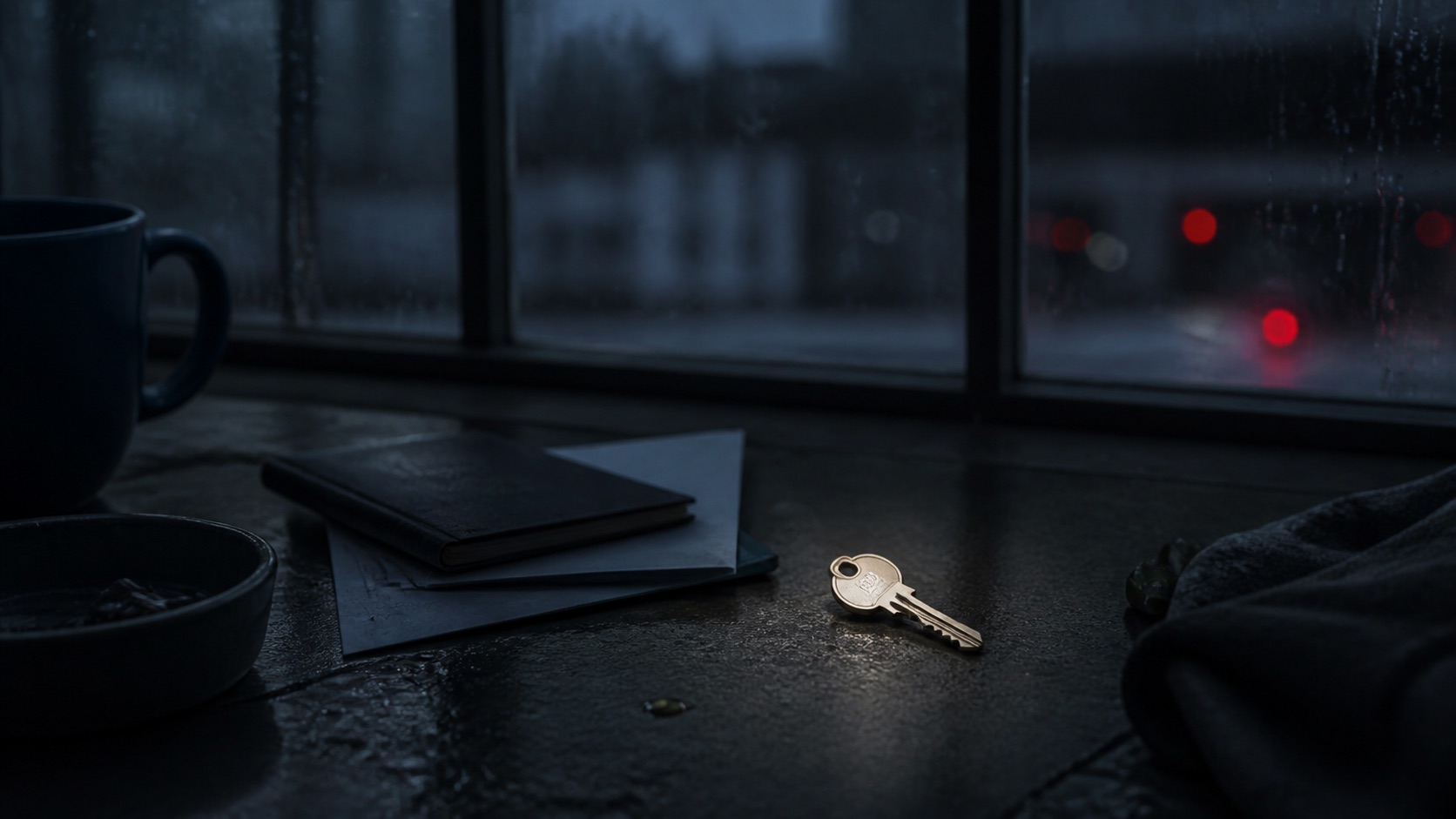 Original editorial illustration contrasting mood and information in a scene